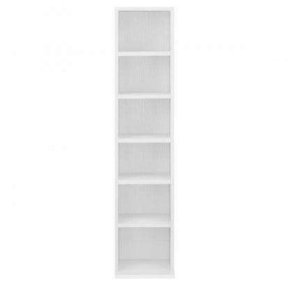 Etagère CD Tynset avec 6 compartiments blanc