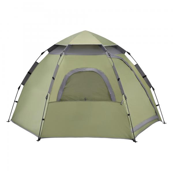 Campingzelt Nybro Pop Up Kuppelzelt 240x205x140cm Grün