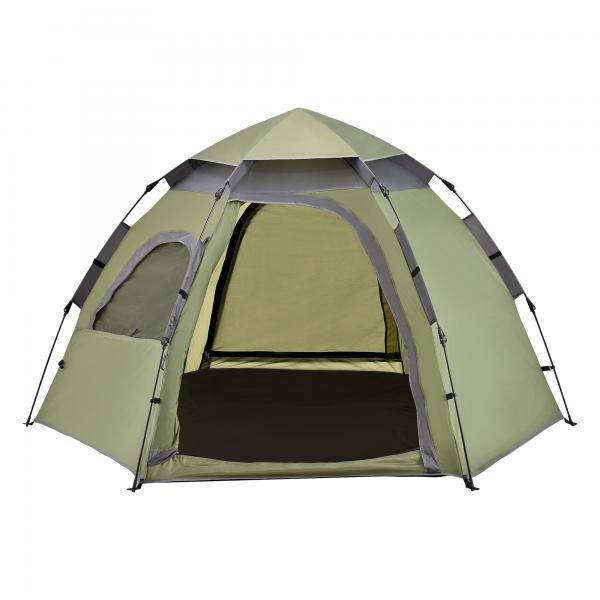 Campingzelt Nybro Pop Up Kuppelzelt 240x205x140cm Grün