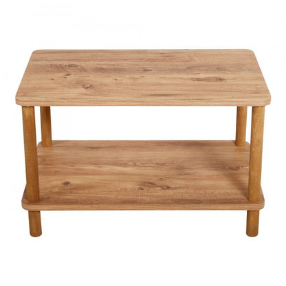 Table basse Jelling rectangulaire 43 x 70 x 44 cm aspect bois