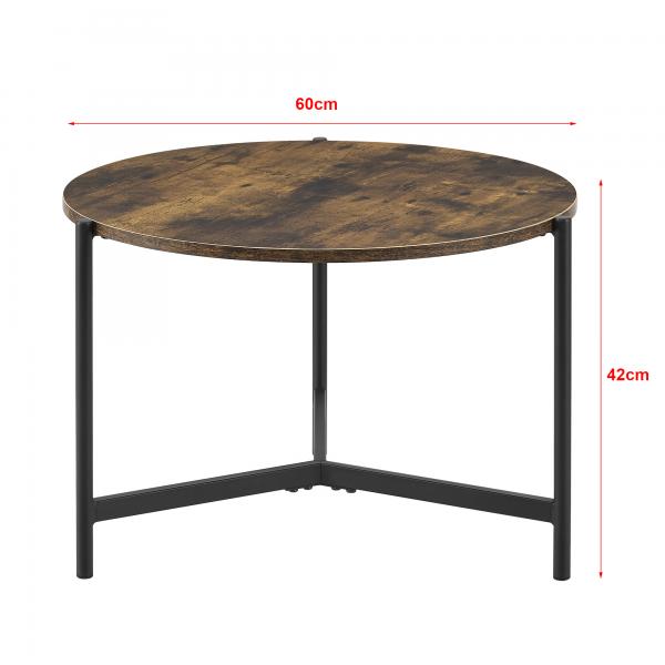 Table basse Køge Ton bois foncé