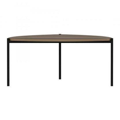 Couchtisch Gladsaxe 40x90x89 cm Walnussoptik / Schwarz