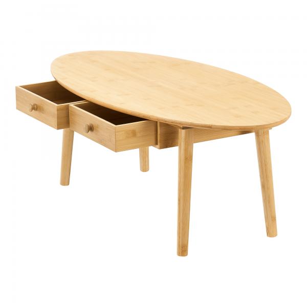 Table basse Harboøre bambou naturel