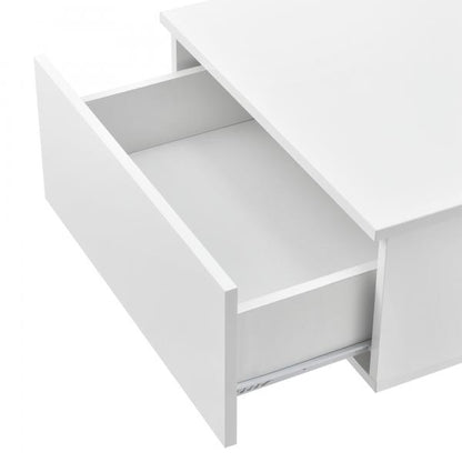 Tavolino Biskra 95x55x31 cm Bianco