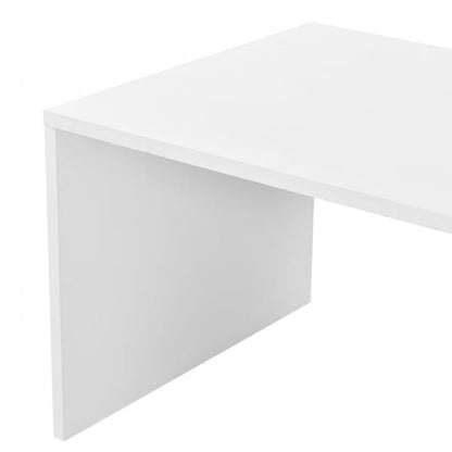 Tavolino Bollnäs 90x45x35 cm con vano contenitore Bianco