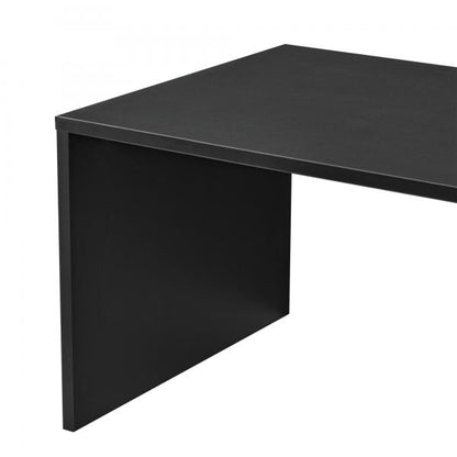 Tavolino Bollnäs 90x45x35 cm con vano contenitore Nero