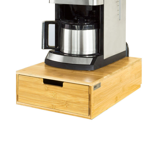 Kaffeekapsel Box | Kapselspender | Aufbewahrungsbox Bambus | FRG83-N