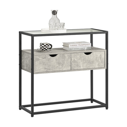 Beistelltisch | Sideboard | Flurtisch | Konsolentisch Hellgrau | FSB54-HG