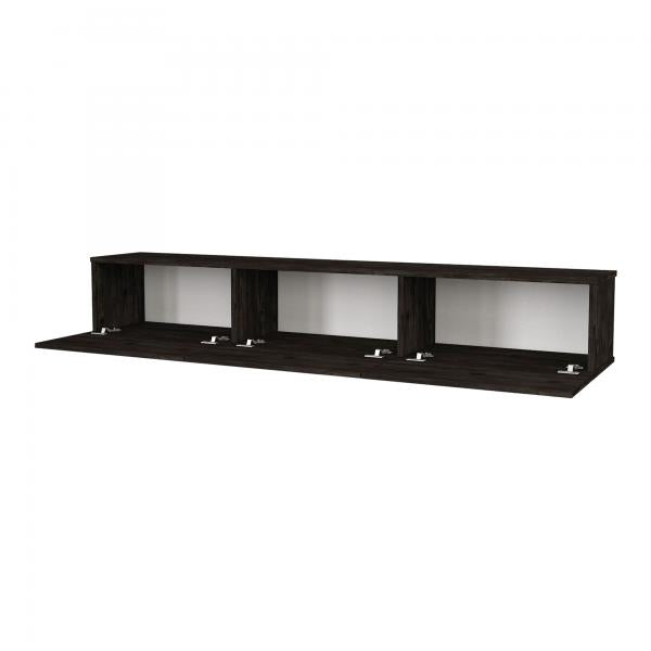 Fernsehschrank Vihti 180x31x29,5cm Eiche, schwarz