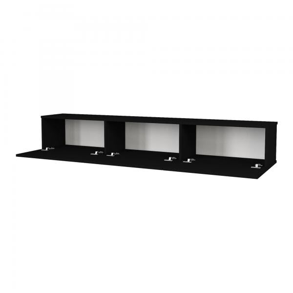 Fernsehschrank Vihti 180x31x29,5cm Schwarz