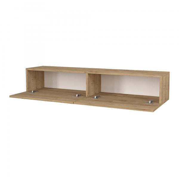 Fernsehschrank Toivakka 135x31x25cm Eiche