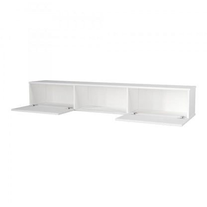 Fernsehschrank Paltamo 180x31x29,5cm Weiss