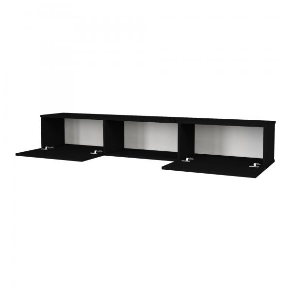 Fernsehschrank Paltamo 180x31x29,5cm Schwarz