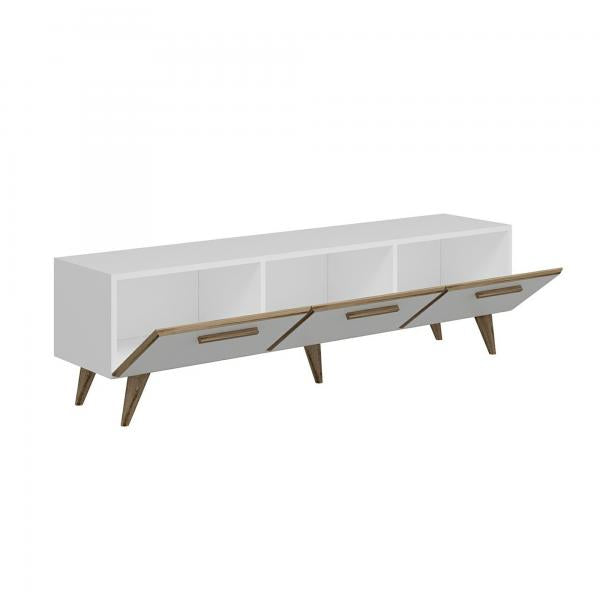 Table TV Brønderslev 45 x 160 x 37 cm blanc