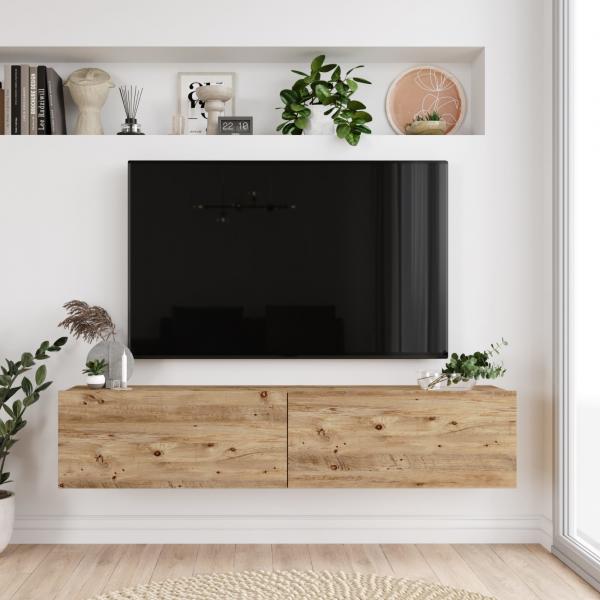 Mobile TV Lapinlahti 140 x 31,5 x 29,5 cm rovere rustico