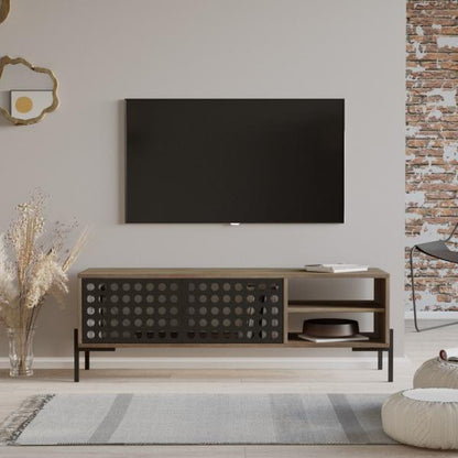 Table TV Lemi 144 x 40 x 49 cm chêne gris