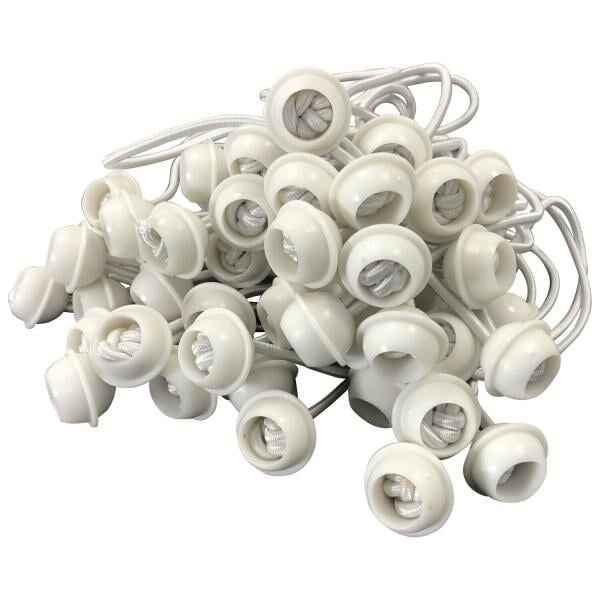 Dachplane PALMA für Zelt 4x6 Meter, PVC weiss incl. Spanngummis