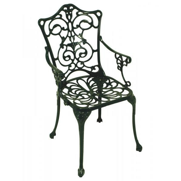 Bistroset LUGANO 5-teilig, Aluguss dunkelgrün - Palo24