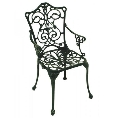 Bistroset LUGANO 5-teilig, Aluguss dunkelgrün - Palo24