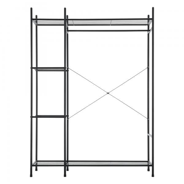 Garderobenständer mit 4 Ablagen 150x110x40cm