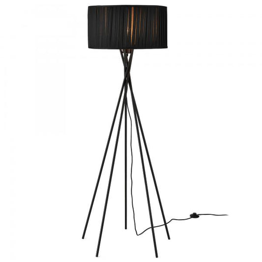 Lampadaire Noir Mikado 1x E27 48x155 cm Noir