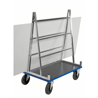 Scheibenwagen Plattenwagen Gummiräder mit Bremse - Palo24