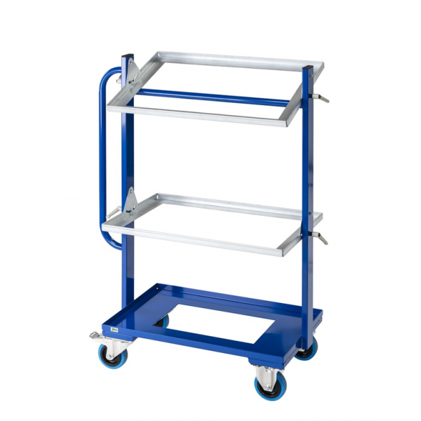 Kleiner flexibler Tablett- und Kistenwagen viele Nutzungsmöglichkeiten Euroboxen - Palo24