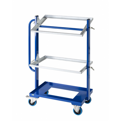 Kleiner flexibler Tablett- und Kistenwagen viele Nutzungsmöglichkeiten Euroboxen - Palo24