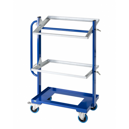 Kleiner flexibler Tablett- und Kistenwagen viele Nutzungsmöglichkeiten Euroboxen - Palo24