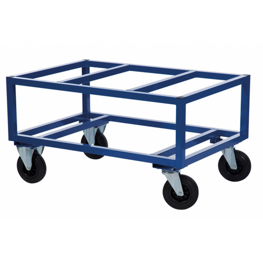 Paletten-Fahrgestell Palettenwagen Traglast: 800 kg - blau - Palo24