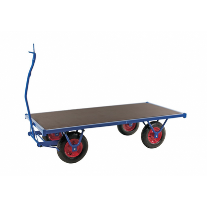 SCHWERLASTWAGEN  Pulverlackiert mit Sperrholzboden Vollverschweißter Rohrrahmen - Palo24