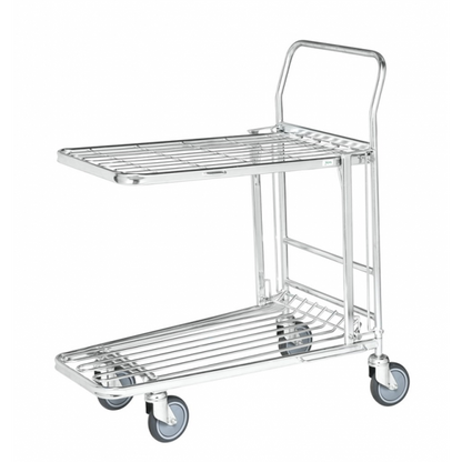 Stapelbarer Einkaufwagen mit Bremse - Palo24