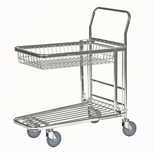Einkaufswagen Lagerwagen mit Gitterkorb - Palo24