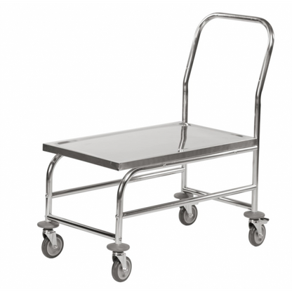 Stabiler Edelstahl Plattformwagen, Klasse C2 Edelstahl 18/0 - Palo24