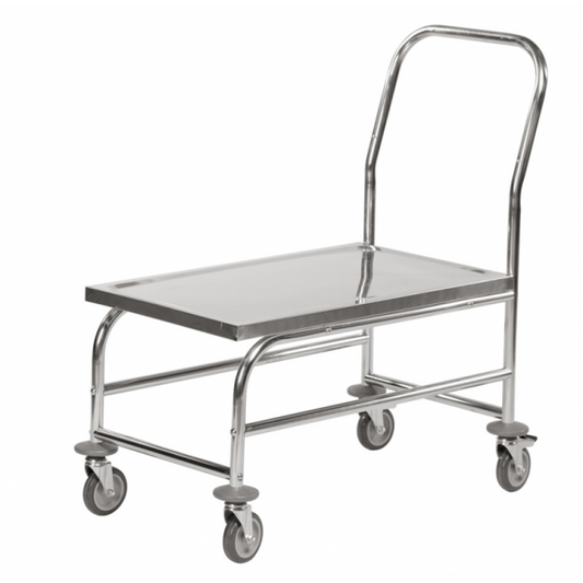 Stabiler Edelstahl Plattformwagen, Klasse C2 Edelstahl 18/0 - Palo24