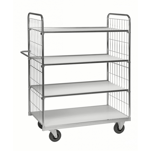 Kommissionierwagen Regalwagen Serie 9000 Grösse L E-Commerce 4 Böden - Palo24