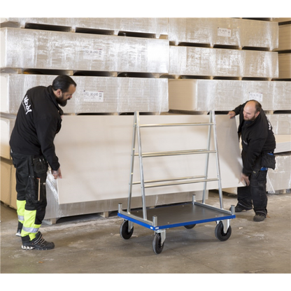 Scheibenwagen Plattenwagen Gummiräder mit Bremse - Palo24