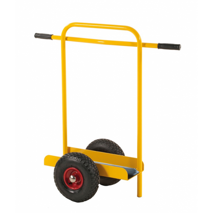 Scheibenwagen Plattenwagen Luftbereifung mit Griffen Abstellbock - Palo24