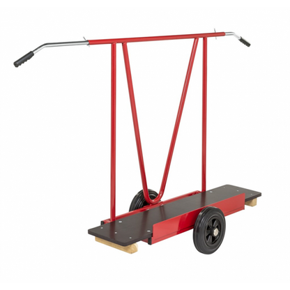 Scheibenwagen Plattenwagen Gummiräder mit abnehmbaren Griffen - Palo24