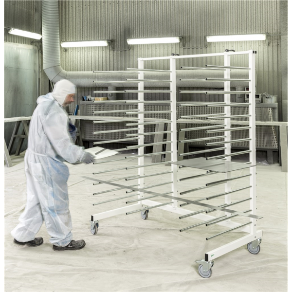 TROCKENWAGEN Bildertrockenwagen Tragfähigkeit pro Ablage 20 kg Schule KITA - Palo24