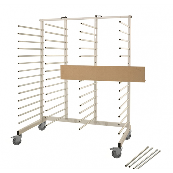 TROCKENWAGEN Bildertrockenwagen Tragfähigkeit pro Ablage 20 kg Schule KITA - Palo24