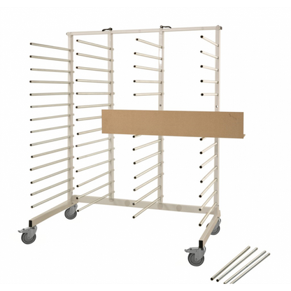 TROCKENWAGEN Bildertrockenwagen Tragfähigkeit pro Ablage 20 kg Schule KITA - Palo24