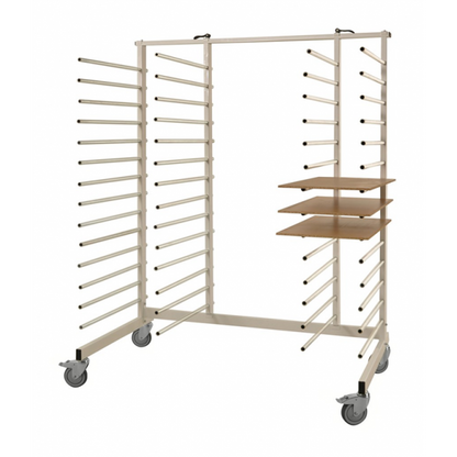 TROCKENWAGEN Bildertrockenwagen Tragfähigkeit pro Ablage 20 kg Schule KITA - Palo24