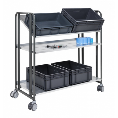 Kommissionierwagen Serie 168 Grösse L mit Bremse - Palo24