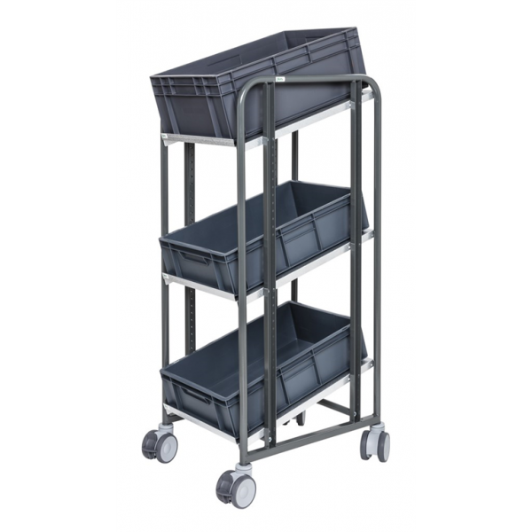 Kommissionierwagen Serie 168 Grösse S mit Bremse - Palo24