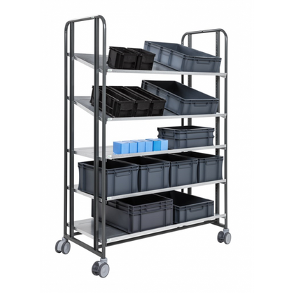 Kommissionierwagen Serie 168 Grösse L Hoch mit Bremse - Palo24