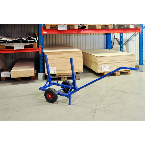 Scheibenwagen Plattenwagen Türtransport Lufträder mit Griff Abstellbock - Palo24