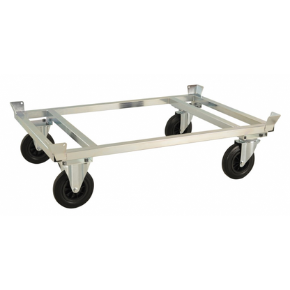 Verzinkter Palettenwagen mit Palettenhalter für Paletten 800x600mm 1200x800 mm 1200x1000 mm - Palo24