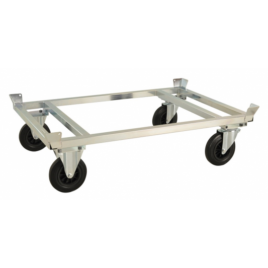 Verzinkter Palettenwagen mit Palettenhalter für Paletten 800x600mm 1200x800 mm 1200x1000 mm - Palo24