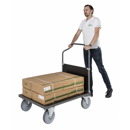 Plattformwagen MDF Platte mit Bremse Markierungsfreie Rollen - Palo24